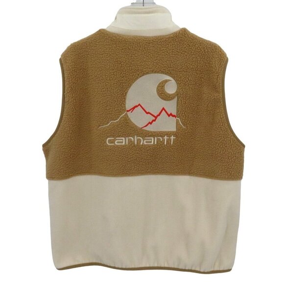 NEW Carhartt Men Large LG WIP Pinnacle Vest Wax Dusty Hamilton Brown A212051 - Picture 1 of 16